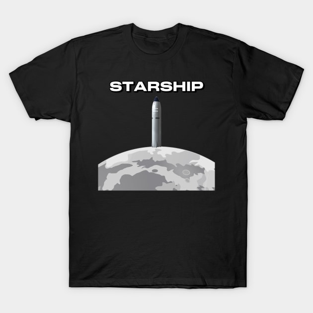 Starship T-Shirt by Stellar Facts